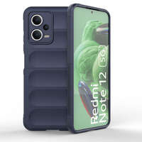 Etui Magic Shield Case etui do Xiaomi Redmi Note 12 5G / Poco X5 5G elastyczny pancerny pokrowiec niebieskie Case