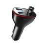 ŁADOWARKA ROCK B300 2-PORT USB CAR CHARGER + TRANSMITER FM BLACK CZARNA