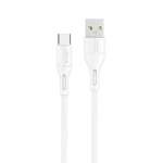 USAMS Kabel U68 USB-C 2A Fast Charge 1m biały/white SJ501USB02 (US-SJ501)