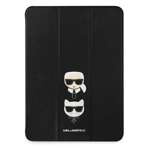 Etui KARL LAGERFELD Apple iPad 12.9 Pro 2021 Book Saffiano Karl &Choupette Czarny Case
