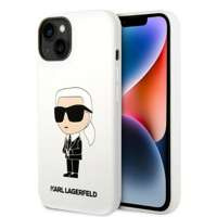 Etui Karl Lagerfeld Klhcp14msnikbch Iphone 14 Plus 6,7" Hardcase Biały/white Silicone Ikonik Case