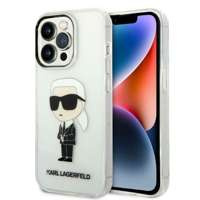 Etui KARL LAGERFELD Apple iPhone 14 Pro Max Ikonik Karl Lagerfeld Bezbarwny Hardcase