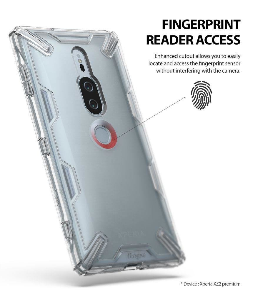 Etui Ringke Air X Sony Xperia Xz2 Premium Case Smoke Black Czarny