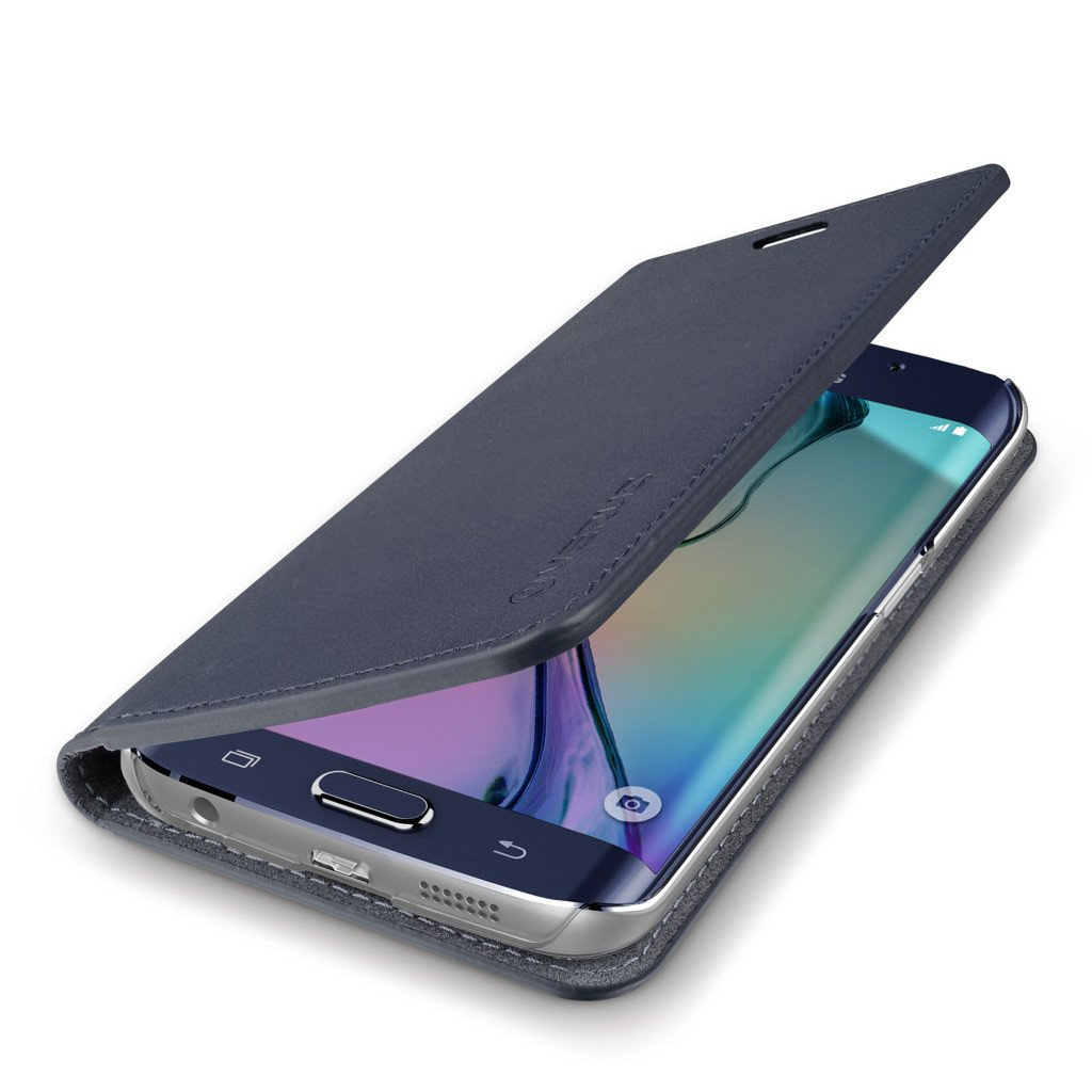 Etui Samsung Galaxy S6 Edge Verus Genuine Leather Case Navy Prawdziwa Skora 4gsm Pl